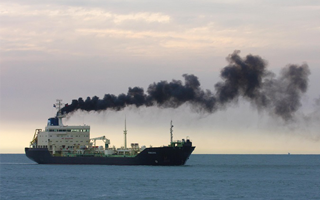 Funnel with smoke