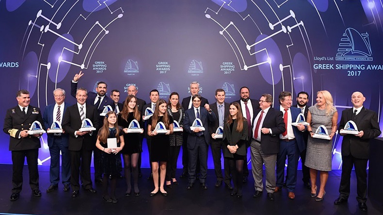 The 2017 winners at the 14th annual Lloyd’s List Greek Shipping Awards