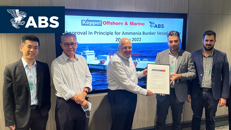 Keppel’s ammonia bunker vessel design receives ABS backing