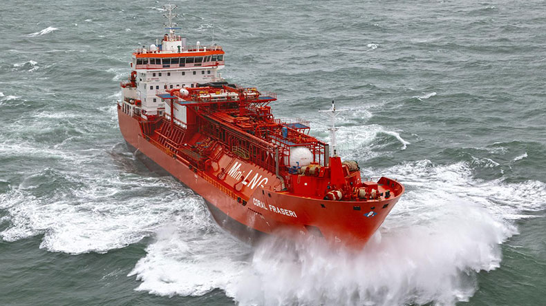 LNG bunker vessel Coral Fraseri