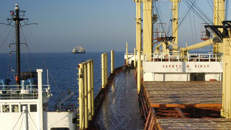 Bunkers tanker in attendance