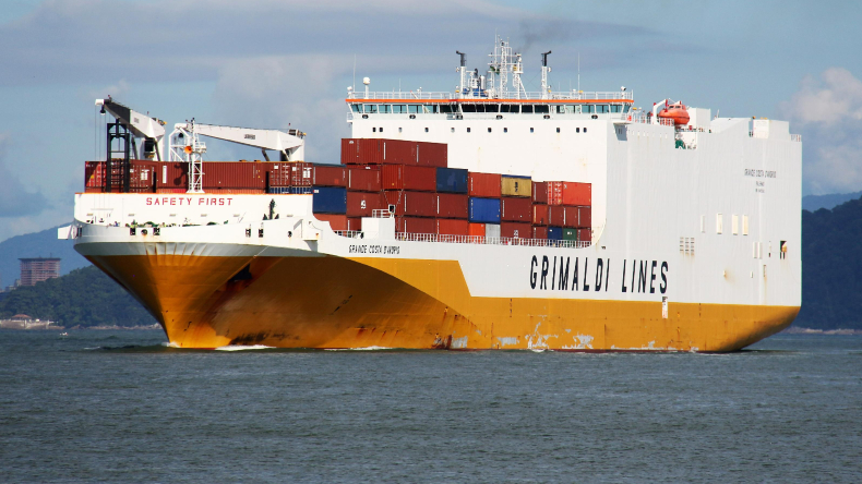 Grande Costa D'Avorio, a Grimaldi deep sea ro-ro ship 