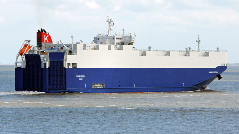 Car carrier Viking Odessa at sea