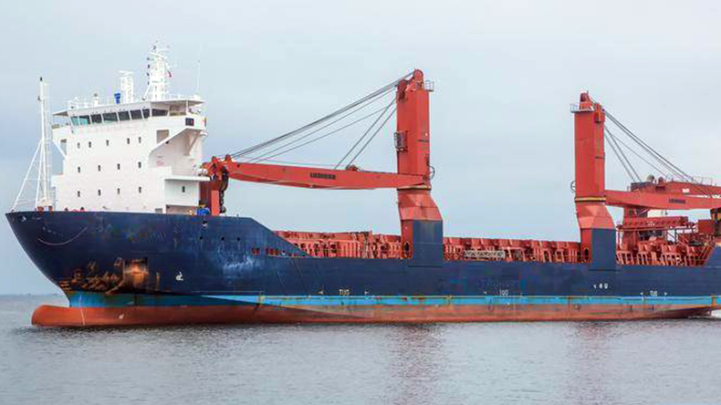 General cargoship Ursa Major at sea