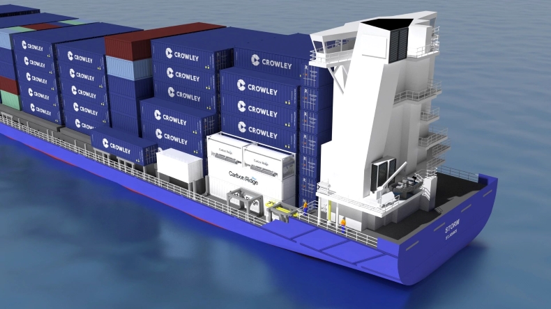 Crowley rendering of Carbon Ridge Capture Capture technology credit Crowley