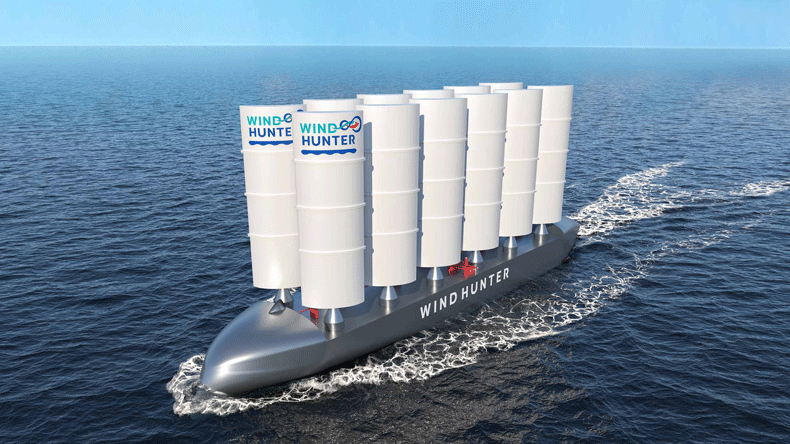 Green hydrogen production vessel Wind Hunter