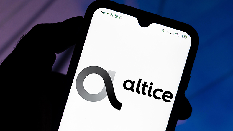 Image of French media group Altice logo