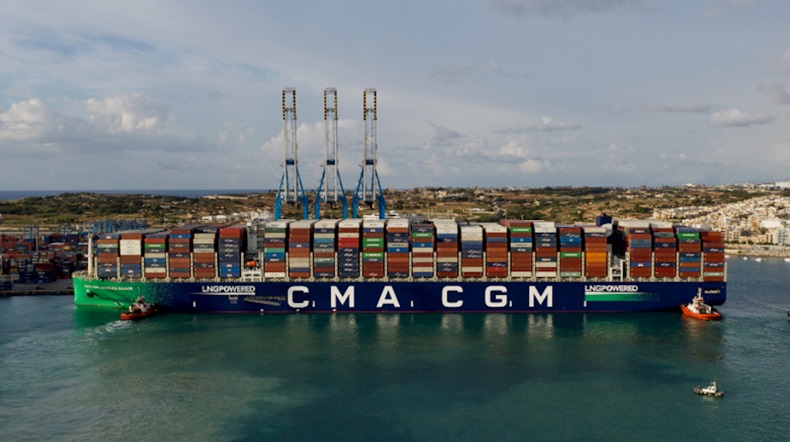 CMA CGM Jacques Saade at Malta