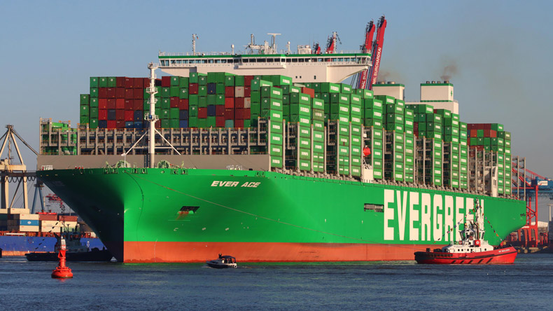 The 23,000 teu Ever Ace