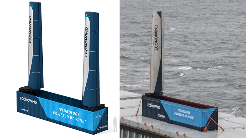 Econowind container sail 