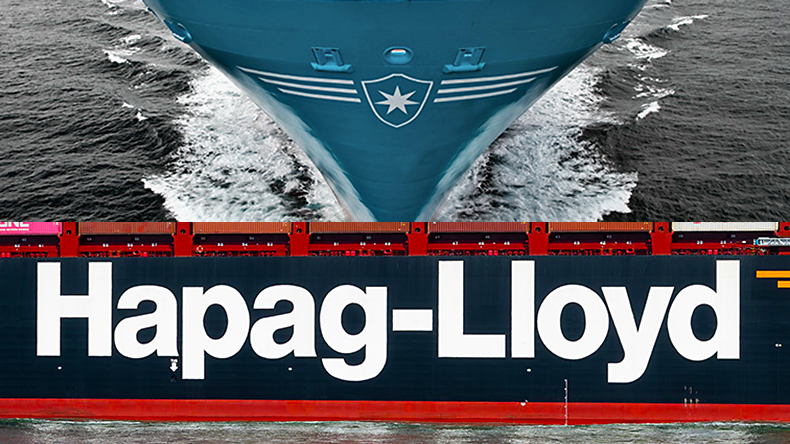 Maersk and Hapag-Lloyd logos