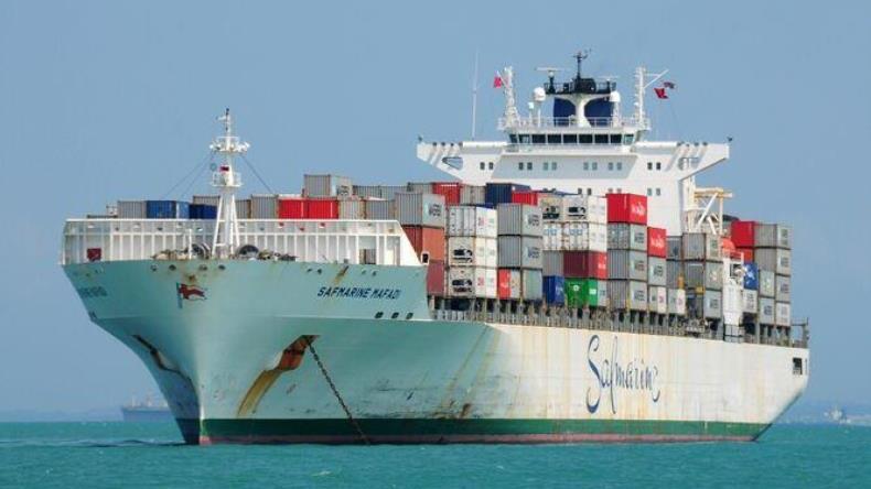 Containership Maersk Tennessee pictured under its previous name Safmarine Mafadi
