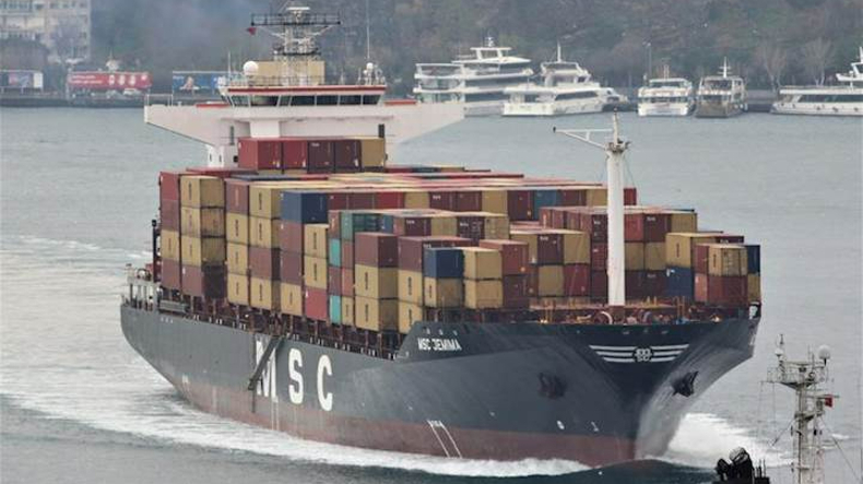 Subpanamax boxship MSC Jemima 