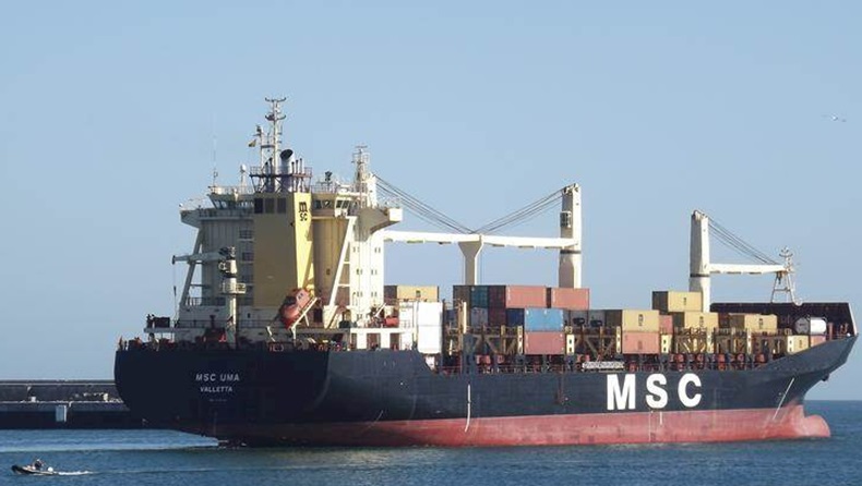 MSC 1835 teu MSC Uma 
