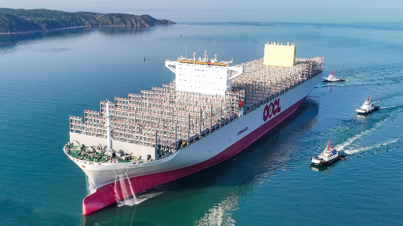 OOCL 24,000 teu containership 