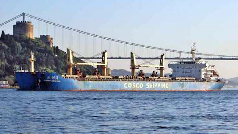 Sheng Heng Hai containership arriving at port