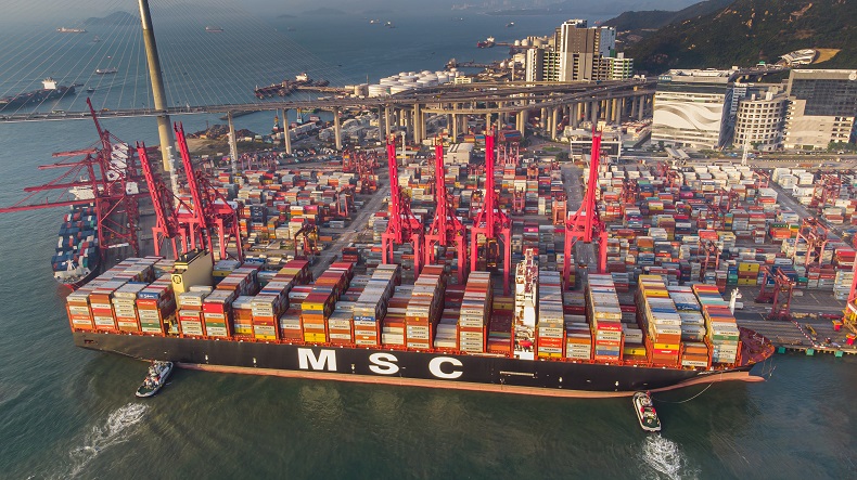 MSC Isabella at Hong Kong