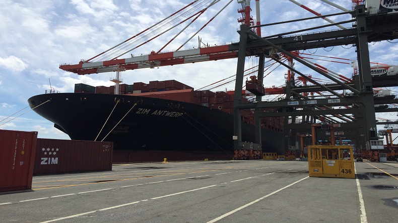 Zim Antwerp at Maher Terminals LLC New York