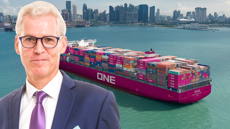 Jeremy Nixon and ship in ONE livery