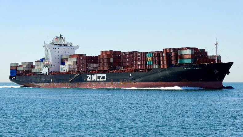 Zim containership
