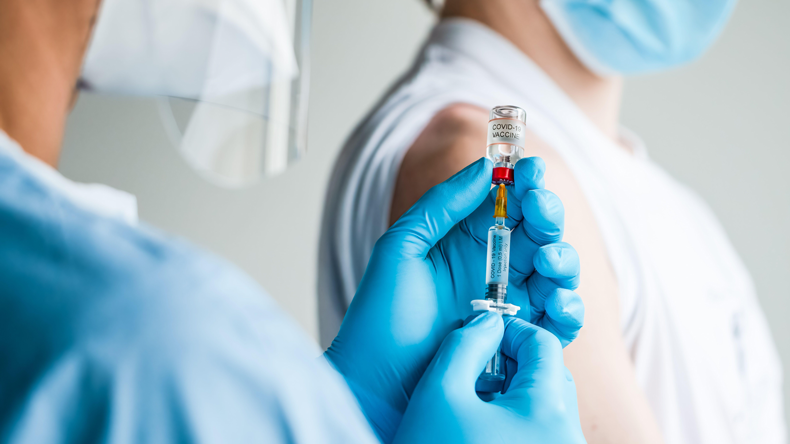 Covid-19 vaccination. Credit Phanie / Alamy Stock Photo