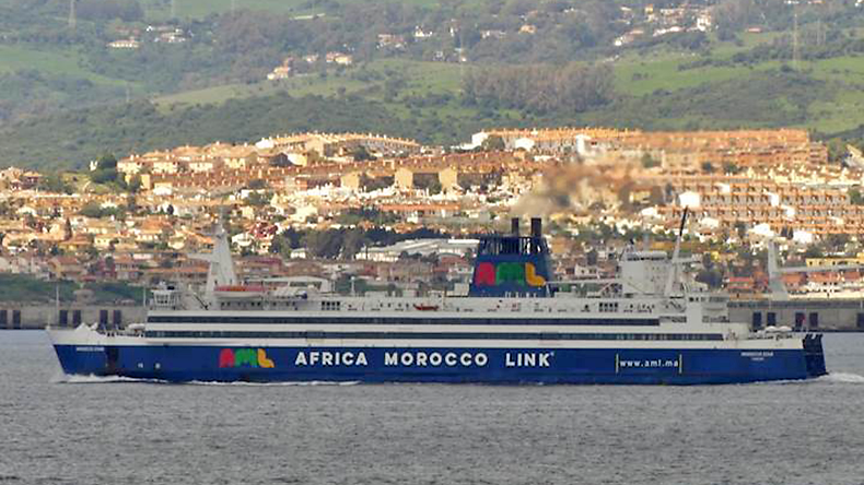Morocco Star passenger ro-ro ferry on African Morocco Link