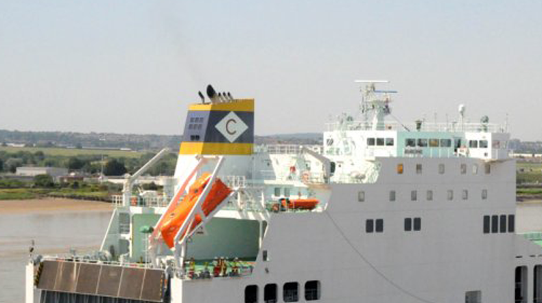 Cobelfret logo on funnel