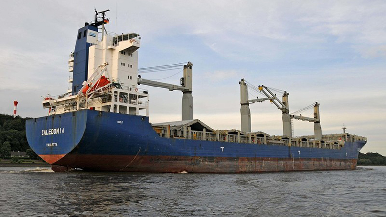 Bulk carrier Caledonia in July 2009