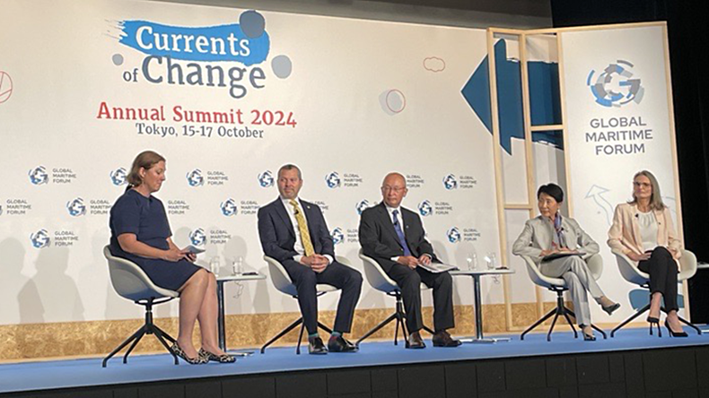 Global Maritime Forum 2024 panel discussion in Tokyo