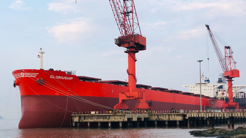 The Seanergy capesize bulker Gloriuship. Credit Seanergy