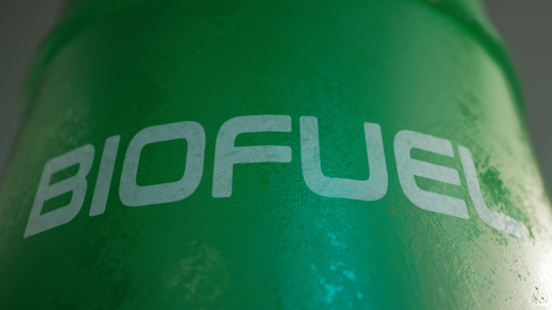 Barrel of biofuel