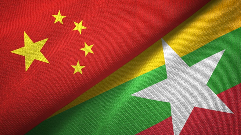  Myanmar China flags Oleksii Liskonih/Getty Images Plus