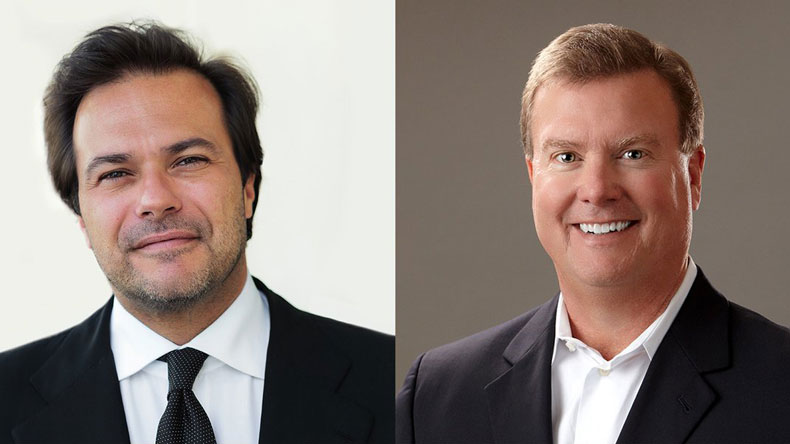 American Club: George Gourdomichalis, left, new chairman; Robert Bondurant new deputy chairman. 