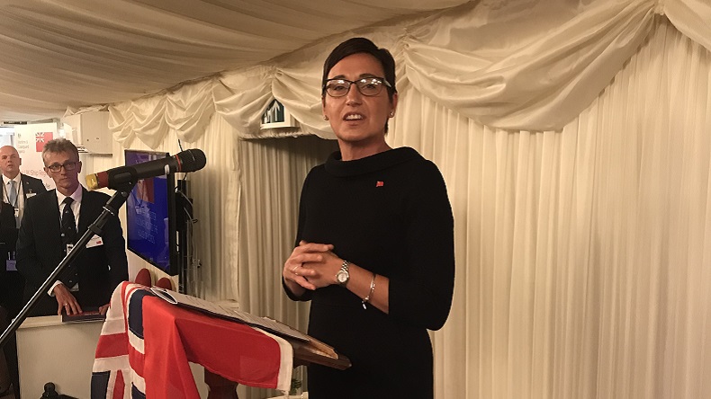 Katy Ware speaking at London International Shipping Week