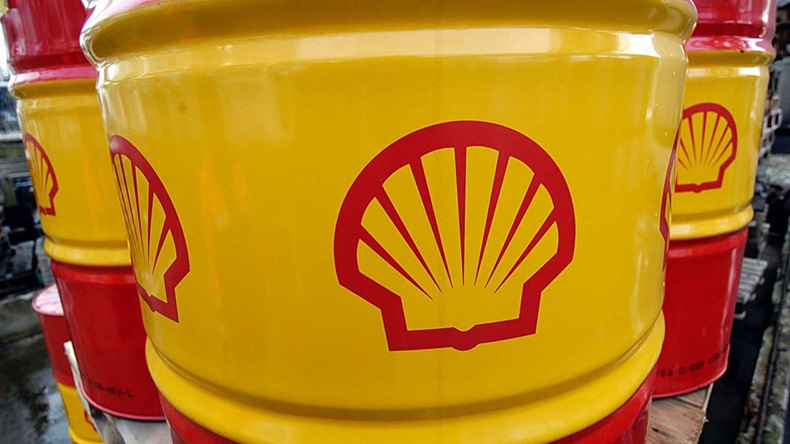 Shell oil barrels