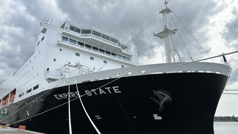 Empire State VII National Security Multi-Mission Vessel at SUNY Maritime College credit Tomer Raanan 790x444