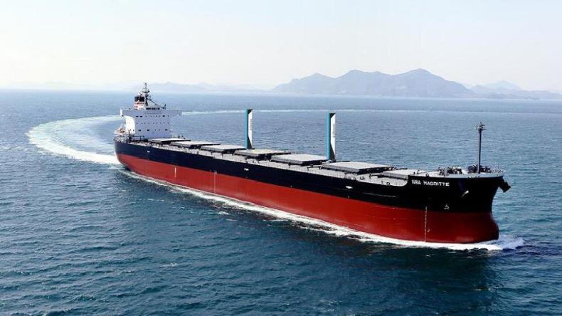 Image of VentoFoil installed on a dry bulk ship
