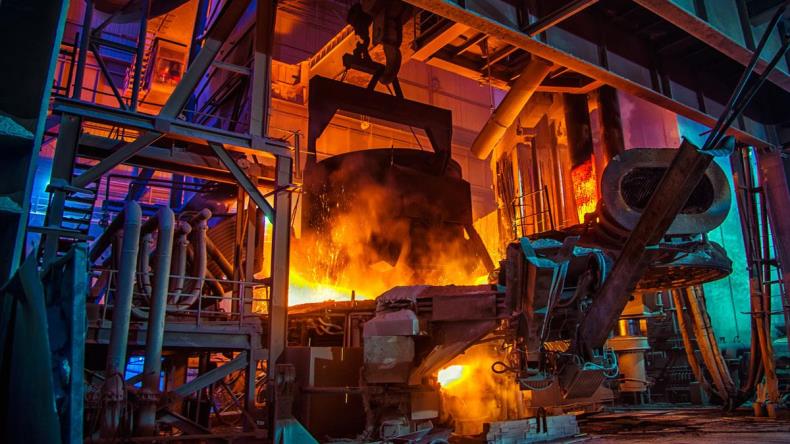 Making steel