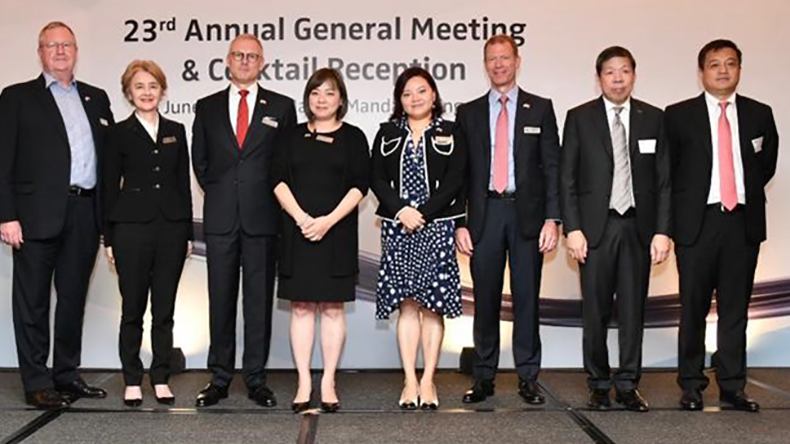 Caroline Yang at Singapore Shipping Association, new president