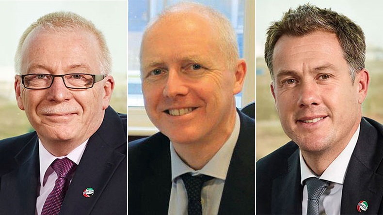 DP World's Chris Lewis, Nick Loader and Ian Malcolm