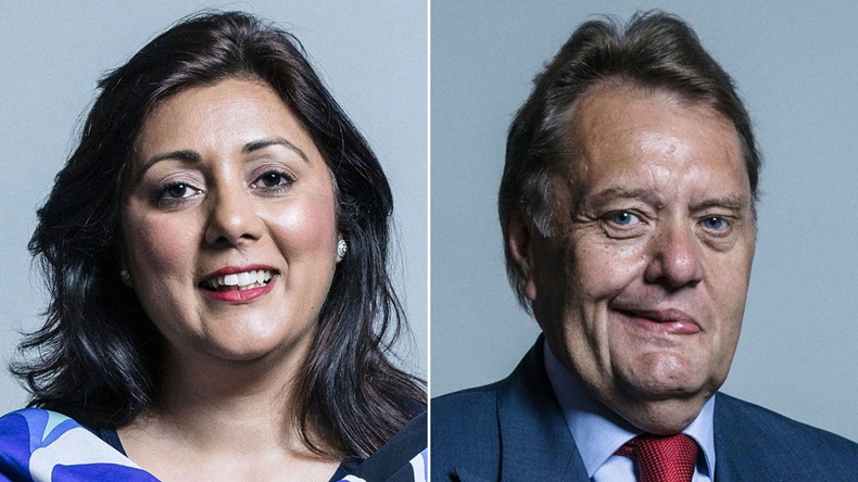 Nusrat Ghani and John Hayes