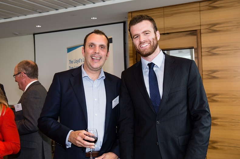 Inmarsat head of communications Mark Warner and Lloyd's List UK reporter Anastassios Adamopoulos