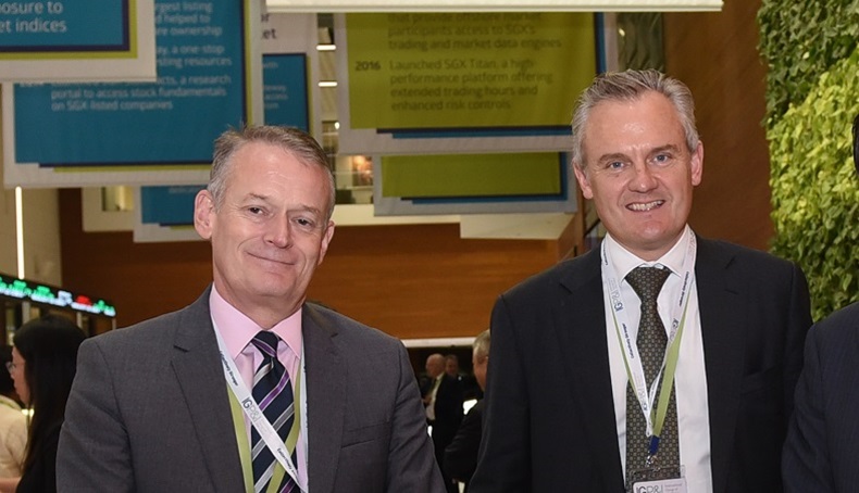 North Club chief executive Paul Jennings and IG chief executive Nick Shaw  