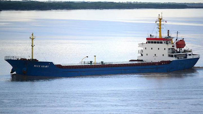 Panama-flagged general cargoship Blue Star I