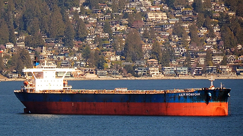 Bulk carrier Lila Norfolk at sea
