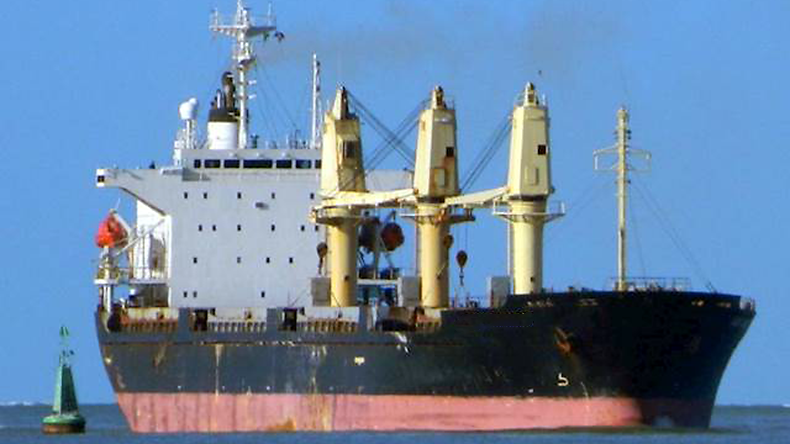 Islander general cargoship at sea