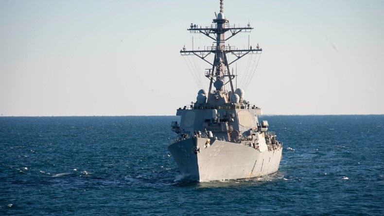 USS Laboon, part of Operation Prosperity Guardian
