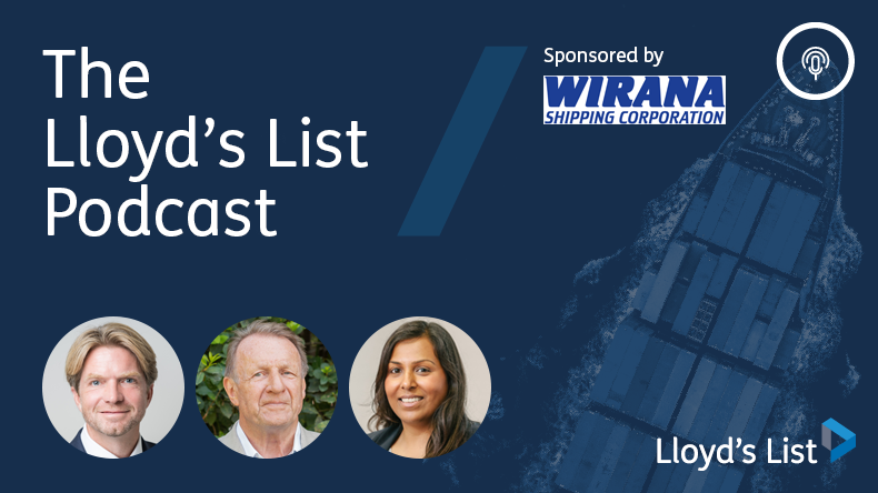 On the podcast (from left): eShipfinance.com’s Dagfinn Lunde, Hayfin’s Andreas Povlsen and Watson Farley & Williams’ Kavita Shah