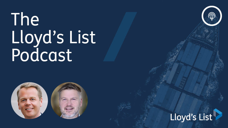 From left: on the Lloyd's List podcast, Robert Hive Mcleod from Norden and Sigmund Kyvik from Siglar Carbon
