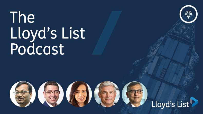 Jayendu Krishna, head of maritime advisors at Drewry Nick Brown, chief executive at Lloyd’s Register Eman Abdallah, global operations director at Cargill Ocean Transportation Mikel Skov, chief executive at Hafnia Captain Rajesh Unni, founder and chief executive of Synergy Group 